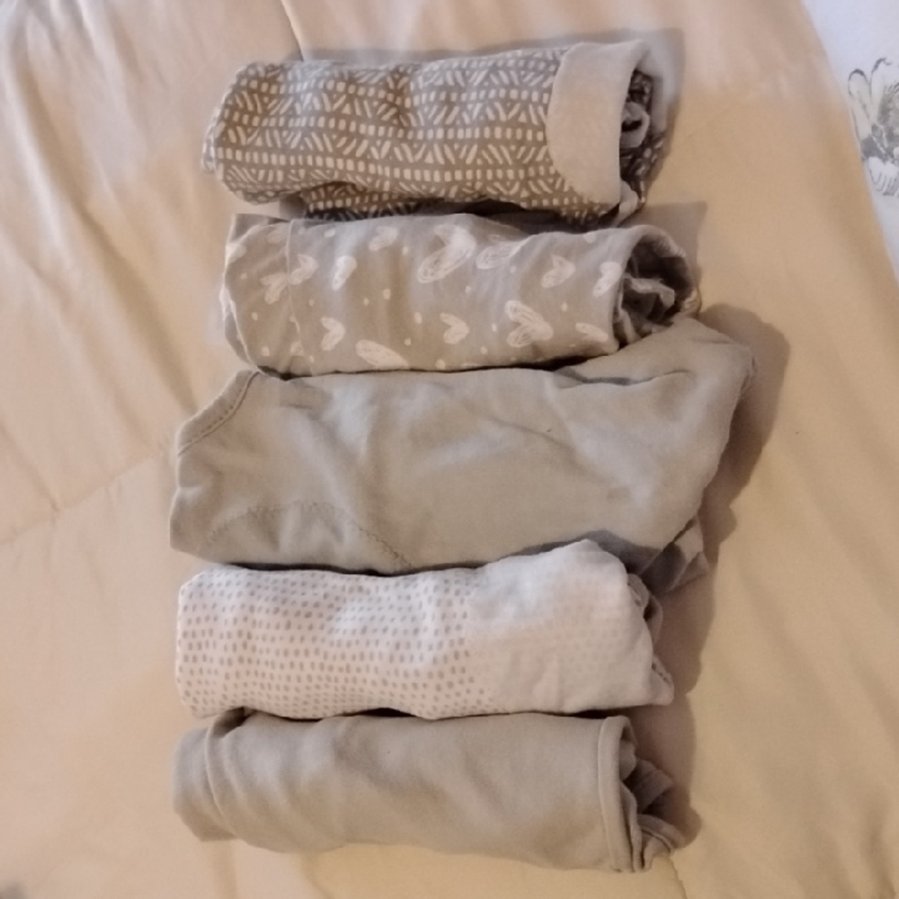 Five Velcro Swaddles